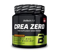 Biotech USA Crea Zero, Naranja - 320 g | 15 Ingredientes Activos | Con aminoácidos BCAA, vitaminas y minerales | Vegano | Sin azúcar | 320 g, Naranja