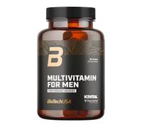 BioTechUSA Multivitamin For Men from organic sources | 13 tipos de vitaminas bioactivas | 5 tipos de minerales orgánicos | 4 extractos de plantas para hombres, 60 comprimidos
