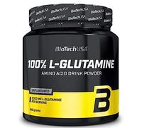 BioTechUSA 100% L-Glutamine | 5.000mg Aminoácidos puros | Sin sabor | Sin azúcar | Ideal para entusiastas del fitness y atletas de competición | 500 g