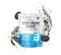 BioTechUSA 100% Pure Whey | Proteína en Polvo con BCAA y Glutamina | Sin Gluten, Sin Aceite de Palma, 1 kg, Black Biscuit