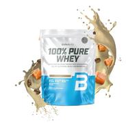 BioTechUSA 100% Pure Whey | Proteína en Polvo con BCAA y Glutamina | Sin Gluten, Sin Aceite de Palma, 1 kg, Caramelo-Capuchino
