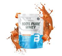 BioTechUSA 100% Pure Whey | Proteína en Polvo con BCAA y Glutamina | Sin Gluten, Sin Aceite de Palma, 1 kg, Caramelo Salado