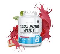 BioTechUSA 100% Pure Whey | Proteína en Polvo con BCAA y Glutamina | Sin Gluten, Sin Aceite de Palma, 2.27 kg, Tarta de queso con frambuesas