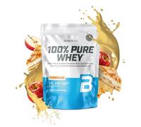BioTechUSA 100% Pure Whey | Proteína en Polvo con BCAA y Glutamina | Sin Gluten, Sin Aceite de Palma, 454 g, Tarta De Manzana