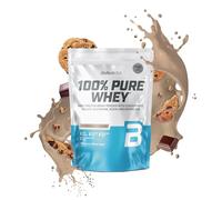 BioTechUSA 100% Pure Whey | Proteína en Polvo con BCAA y Glutamina | Sin Gluten, Sin Aceite de Palma, 454 g, Cookies & Cream