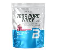 BioTechUSA 100% Pure Whey | Proteína en Polvo con BCAA y Glutamina | Sin Gluten, Sin Aceite de Palma, 900 g, Tarta de queso con frambuesas