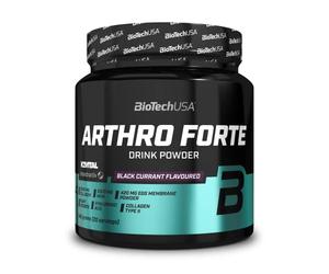 BioTechUSA Arthro Forte con glucosamina, extractos vegetales, vitaminas D y K para los huesos y calcio y vitamina C para los cartílagos, 340g, Frutas tropicales