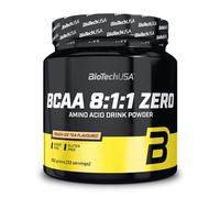 BioTechUSA BCAA 8:1:1 Zero | Proporción 8:1:1 de leucina, isoleucina y valina | Sin azúcar, sin gluten, 250 g, Té helado de melocotón