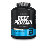 BioTechUSA Beef Protein, 87% Hydrolysed Protein Peptide Formula, Sin Lactosa ni Gluten, Bajo en Grasa, Sin Azúcar, Apto para la Dieta Paleo, 1,816 kg, Vainilla-Canela