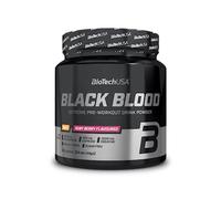 BioTechUSA Black Blood NOX+ | Fórmula pre-entrenamiento | con cafeína, creatina, tirosina | sin azúcar | 340 g | Ruby berry