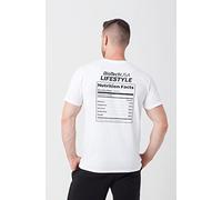 BiotechUSA Camiseta de Manga Corta Marca Modelo Nutrition Men t-Shirt, White 3XL