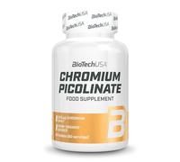 BioTechUSA Chromium Picolinate I Suplemento de picolinato de cromo orgánico I 200μg diarios I Apoyo al metabolismo y a la glucosa en sangre I Hombres y mujeres I 60 comprimidos