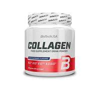 BioTechUSA Collagen | Ácido hialurónico y complejo de colágeno | Vitamina C y E añadidas | Bienestar y nutrición de la piel, 300 g, Limonada