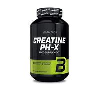 BioTechUSA Creatine pH-X | Con creatina tamponada | CreaBASE Monohidrato de creatina | Fórmula en cápsulas | Sin gluten, lactosa ni azúcar | 210 cápsulas