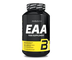 BioTechUSA EAA Cápsulas | 3200mg Aminoácidos Esenciales, Todos los 9 esenciales | Proporción recomendada por la OMS | 200 cápsulas