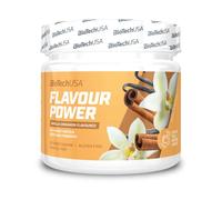BioTechUSA Flavour Power, Edulcorante de mesa aromatizado en polvo a base de sucralosa sin azúcares añadidos, sin gluten, con inulina, 160 g, Vainilla-Canela