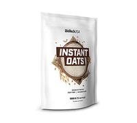 BioTechUSA Instant Oats | Rica en fibra | Fuente de proteína vegetal, 1 kg, Avellana