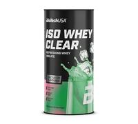 BioTechUSA Iso Whey Clear | Bebida en polvo de aislado de proteína de suero | 21 g de proteína por ración | Sin lactosa, azúcar ni gluten, 400 g, Higo Chumbo