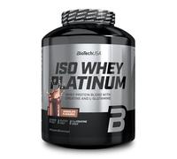 BioTechUSA Iso Whey Platinum | Proteína aislada y concentrada de suero en polvo | 3 g de creatina por ración | Con zinc y vitamina B3 | 1816 g, Chocolate