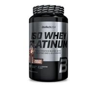 BioTechUSA Iso Whey Platinum | Proteína aislada y concentrada de suero en polvo | 3 g de creatina por ración | Con zinc y vitamina B3 | 908 g, Chocolate