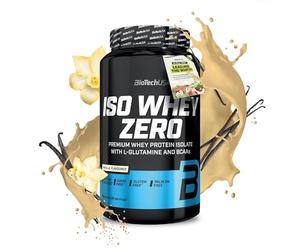 BioTechUSA Iso Whey Zero | Aislado de suero de leche | con BCAA y glutamina