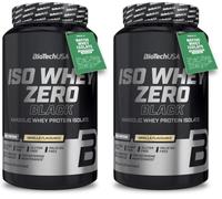 BioTechUSA Iso Whey Zero Black | A base de aislado de proteína de suero (Paquete de 2)