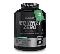 BioTechUSA Iso Whey Zero Black - Proteína Premium con Creatina, Zinc, Vitamina B3 y Aminoácidos | 90% Proteína | Sin Azúcar, Sin Lactosa, Sin Gluten, 1816 g, Coco-Mango