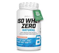 BioTechUSA Iso Whey Zero Natural Proteína en polvo | 80% Proteína | Sabor natural | Sin gluten | Sin lactosa | Sin aditivos | Sin colorantes | 908 g | Vainilla-Canela
