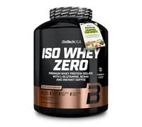 BioTechUSA Iso Whey Zero | Premium Whey Protein Isolate | Grass-Fed | Enzyme-Free | Sugar- and Gluten-free, 1816 g, Caffé Latte