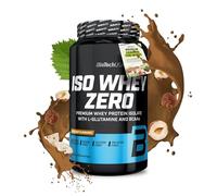 BioTechUSA Iso Whey Zero | Premium Whey Protein Isolate | Grass-Fed | Enzyme-Free | Sugar- and Gluten-free, 908 g, Avellana