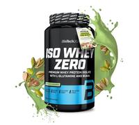 BioTechUSA Iso Whey Zero | Premium Whey Protein Isolate | Grass-Fed | Enzyme-Free | Sugar- and Gluten-free, 908 g, Pistacho