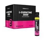 BioTechUSA L-Carnitina 3000 mg Ampollas 20x25 ml Limón