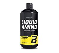 BioTechUSA Liquid Amino | Complemento Alimenticio Saborizado | con 12g de Aminoácidos | Vitamina B6, B12 añadida | 1000 ml | Limón