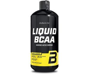 BioTechUSA Liquid BCAA | con AAKG y Vitaminas | Alta Biodisponibilidad | 2:1:1 BCAA Ratio | Ideal para antes y después del entrenamiento, 1000 ml, Naranja