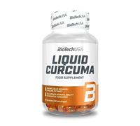 BioTechUSA Liquid Curcuma - Extracto líquido de curcumina de alta biodisponibilidad con vitamina D, 30 cápsulas
