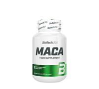 BioTechUSA Maca | Cápsulas de Superalimento Natural | con Extracto de Raíz de Maca | Fuente de Fitonutrientes, Aminoácidos y Minerales | 60 mega cápsulas
