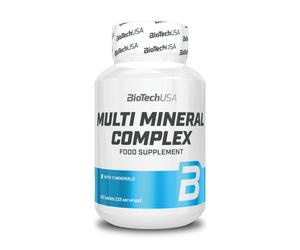 BioTechUSA Multi Mineral Complex | Ayuda a la Salud Ósea | Función Muscular | Metabolismo | 11 Minerales Clave | 100 Comprimidos
