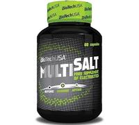 BioTechUSA MultiSalt | Equilibrio electrolítico y reducción de calambres | para deportes de resistencia | con sodio, magnesio, potasio y cloruro | 60 cápsulas