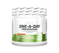 BioTechUSA One-A-Day Professional | Bebida en polvo | 12 tipos de vitaminas | 9 tipos de minerales | Extractos de hierbas | Sin lactosa | Sin azúcar | 240 g, Naranja