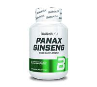 BioTechUSA Panax Ginseng | Extracto de ginseng coreano | Extracto vegetal natural | A partir de extracto de tallos y hojas | Sin gluten, sin lactosa y sin OMG | 60 cápsulas