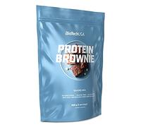 BioTechUSA Protein Brownie, Polvo Protein Brownie con colágeno, proteínas de lactosuero y edulcorante. 600 g, Chocolate