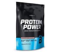 BioTechUSA Protein Power | Proteína multicomponente con creatina | Con proteína de suero, aislado de proteína de soja y caseinato de calcio | Sin azúcar ni lactosa | 1 kg, Fresa-Plátano