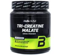 BioTechUSA Tri-Creatine Malate | 4500mg Triple Compuesto de Creatina | Sin gluten | para mejorar el rendimiento físico en entrenamientos de alta intensidad, 300 g