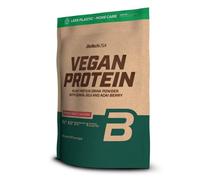 BioTechUSA Vegan Protein | Batido a base de arroz y guisantes con superalimentos y aminoácidos | Sin azúcar, lactosa ni gluten, 500 g, Frutas del bosque