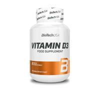 BioTechUSA Vitamin D3 comprimidos | 2000 UI | para huesos fuertes, inmunidad y función muscular | Suplemento fácil de tomar | 120 comprimidos