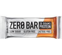 10 X 50 Gramos BARRETAS PROTEICAS BIOTECH USA Zero Bar 40/45% Proteínas Whey