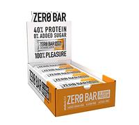 BioTechUSA Zero Bar Protein Snack - Bajo en Azúcar y Sin Lactosa | Textura Crujiente | Deliciosos Sabores | Ideal para Dietas y Entrenamientos, 20*50 g, Apple Pie