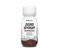 BioTechUSA Zero Syrup, Jarabe con sabor a chocolate con edulcorantes, sin azúcares, sin grasas, sin lactosa, 320ml