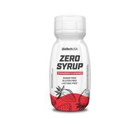 BioTechUSA Zero Syrup, Jarabe con sabor a fresa, con edulcorantes, sin azúcares, sin grasas, sin lactosa, 320ml