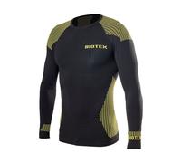 Biotex Camiseta de manga larga sin costuras, hipoalergénica, antibacterias, para ejercicios aeróbicos, talla XL-XXL